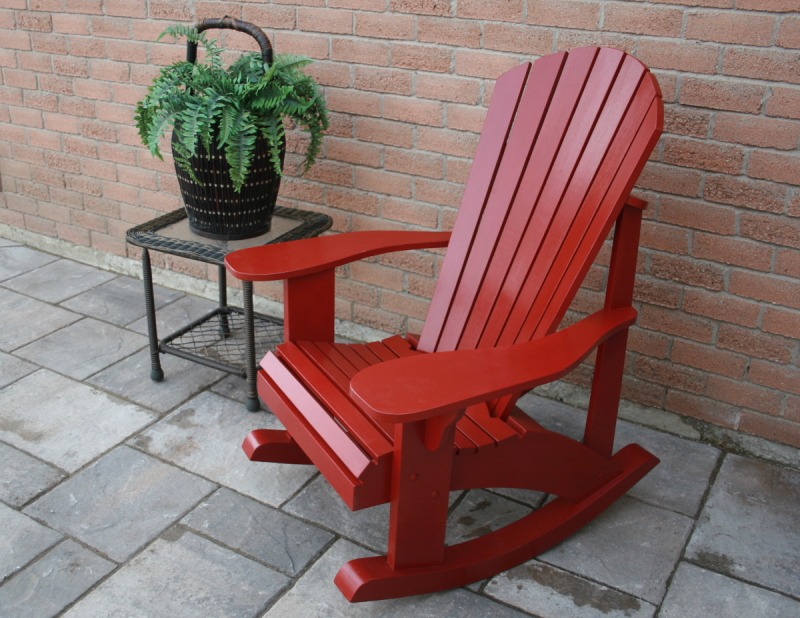 Adirondack Rocking Chair plans - The Barley Harvest Woodworking